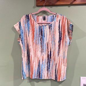 Vibrant print top